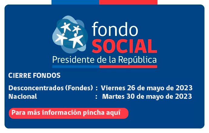 Fondo Social Presidente de la República 2023
