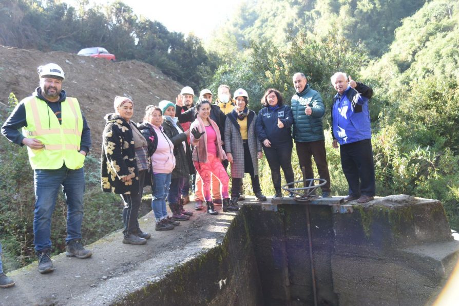 Se inicia proceso de recuperación del suministro de agua potable rural en La Aguada, en Corral