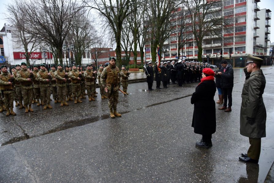 Delegada Presidencial encabezó Ceremonia de Izamiento de la Bandera en honor al natalicio de Bernardo O´Higgins