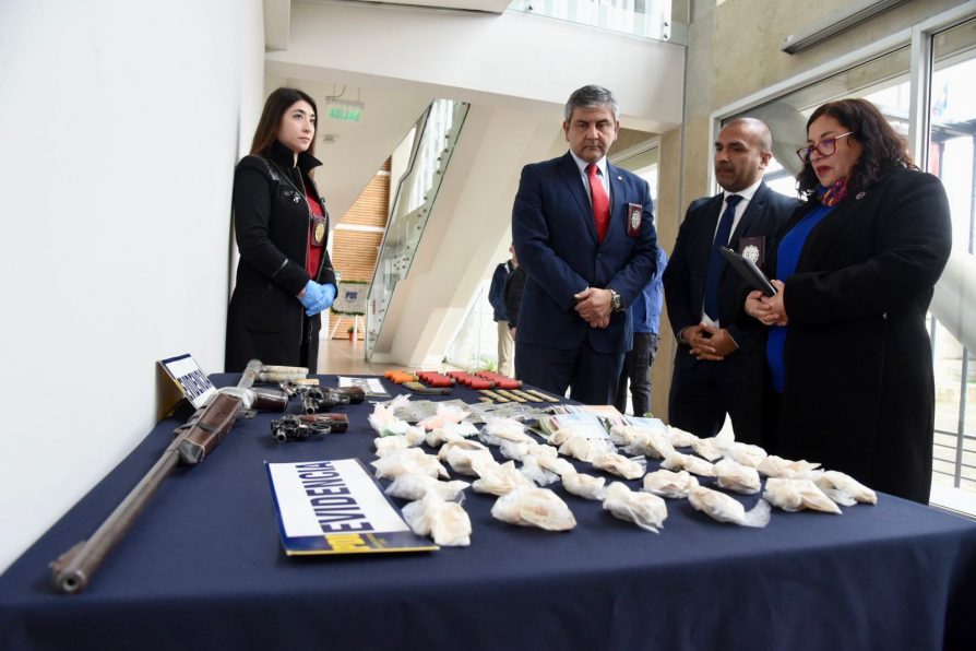 Delegada Carla Peña Ríos destacó operativo de la PDI que logró incautar armas y drogas