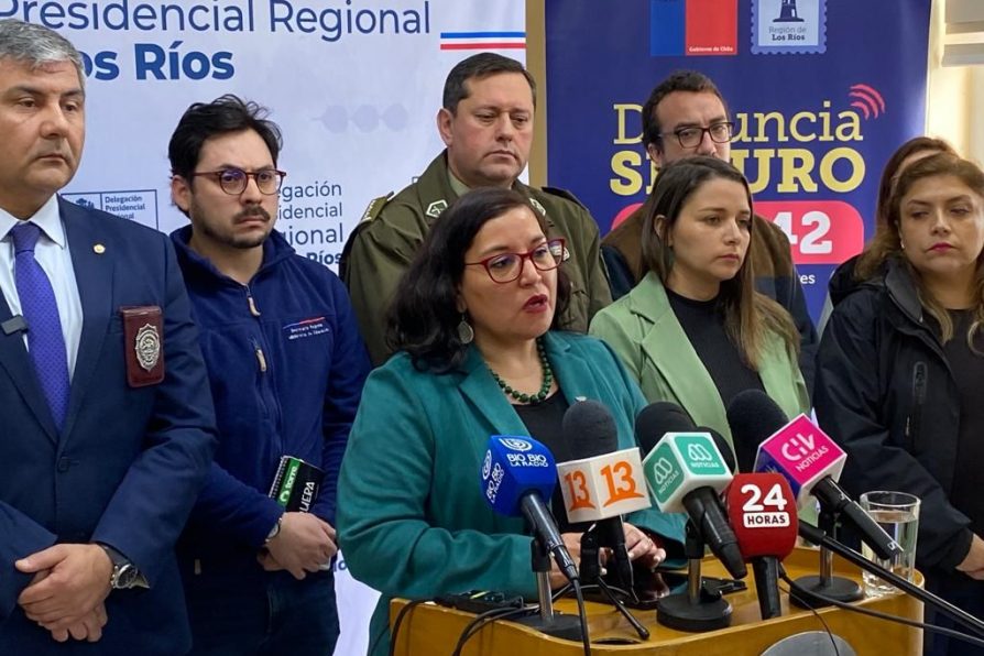 Delegación Presidencial de Los Ríos coordinó acciones tras hecho de violencia en Valdivia