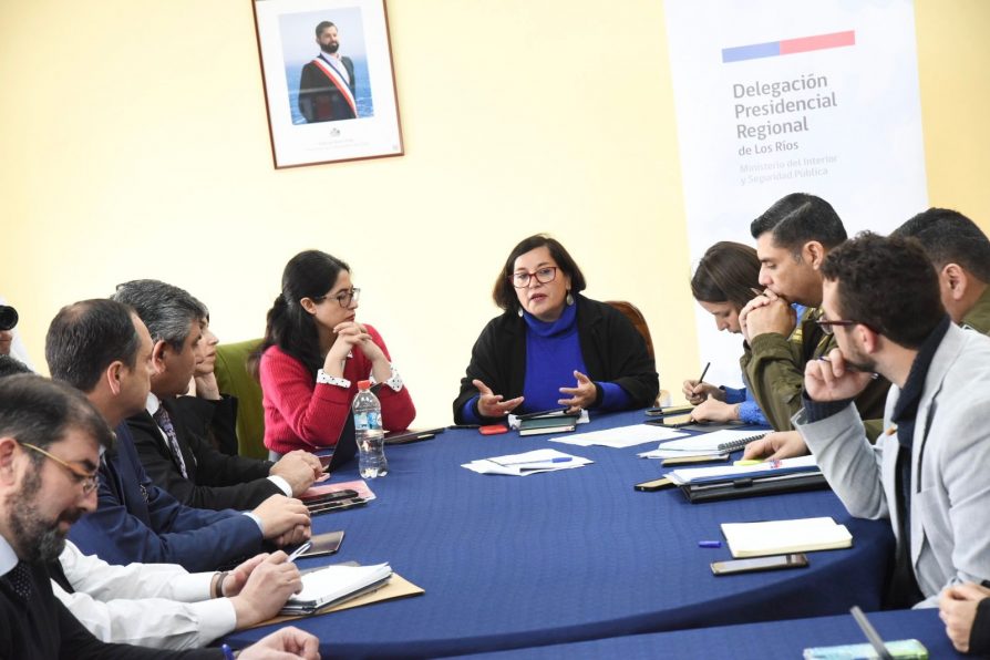Mesa ejecutiva de Seguridad presentó avances y lineamientos de intervención en Población Norte Grande de Valdivia