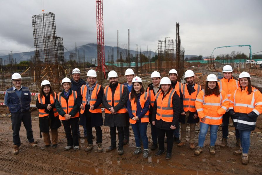 Con trabajos de obra gruesa avanza construcción de nuevo Hospital en comuna de Los Lagos